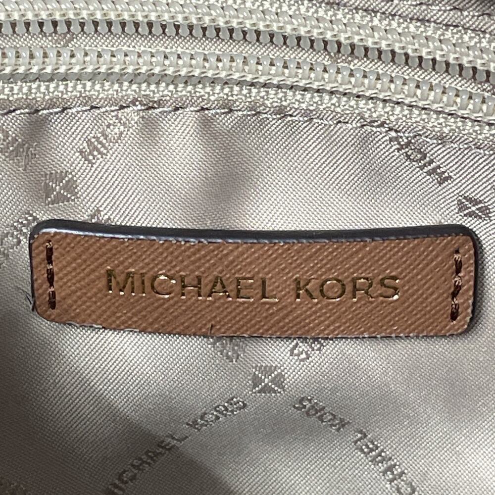 Michael Kors Selma Med Leather Logo Messenger Crossbody Bag Browns Strap DAMAGED - Picture 13 of 16